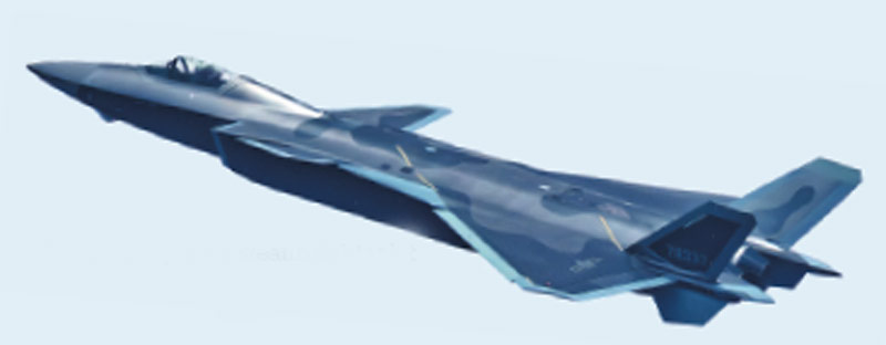 Самолет J-20A сверхмощный истребитель-невидимка